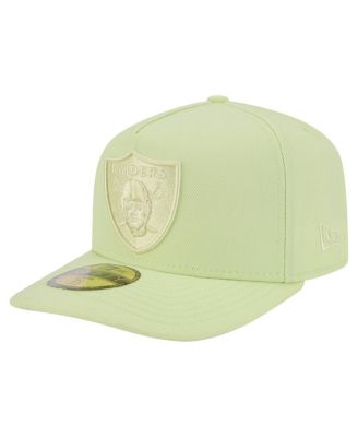 New Era - Men's Light Green Las Vegas Raiders Color Pack A-Frame 59FIFTY Fitted Hat