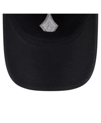 Men's and Women's Black Las Vegas Aces Core Alt Logo 9TWENTY Adjustable Hat