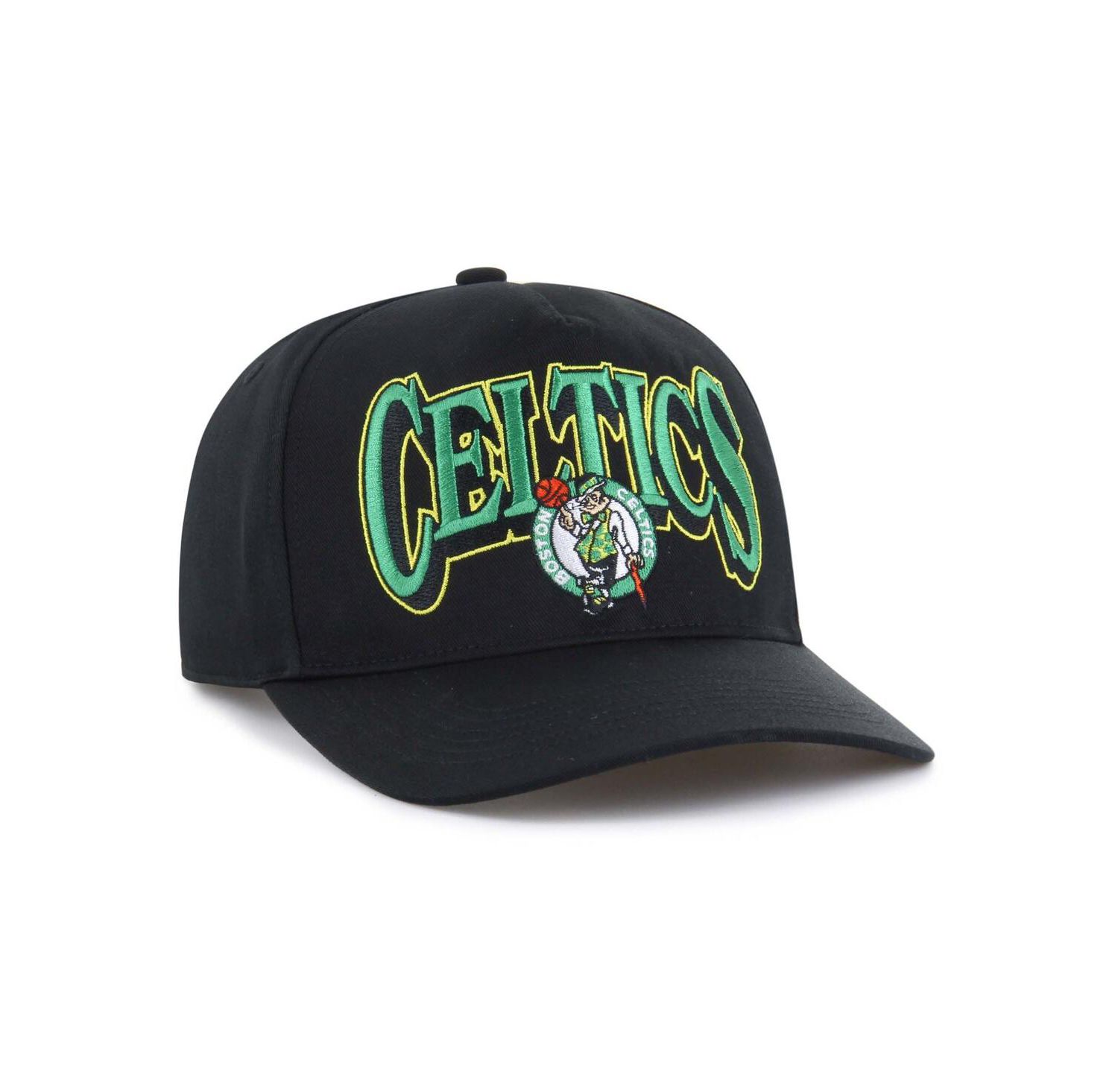 Men's Black Boston Celtics Every Time Past Champs Hitch Adjustable Hat