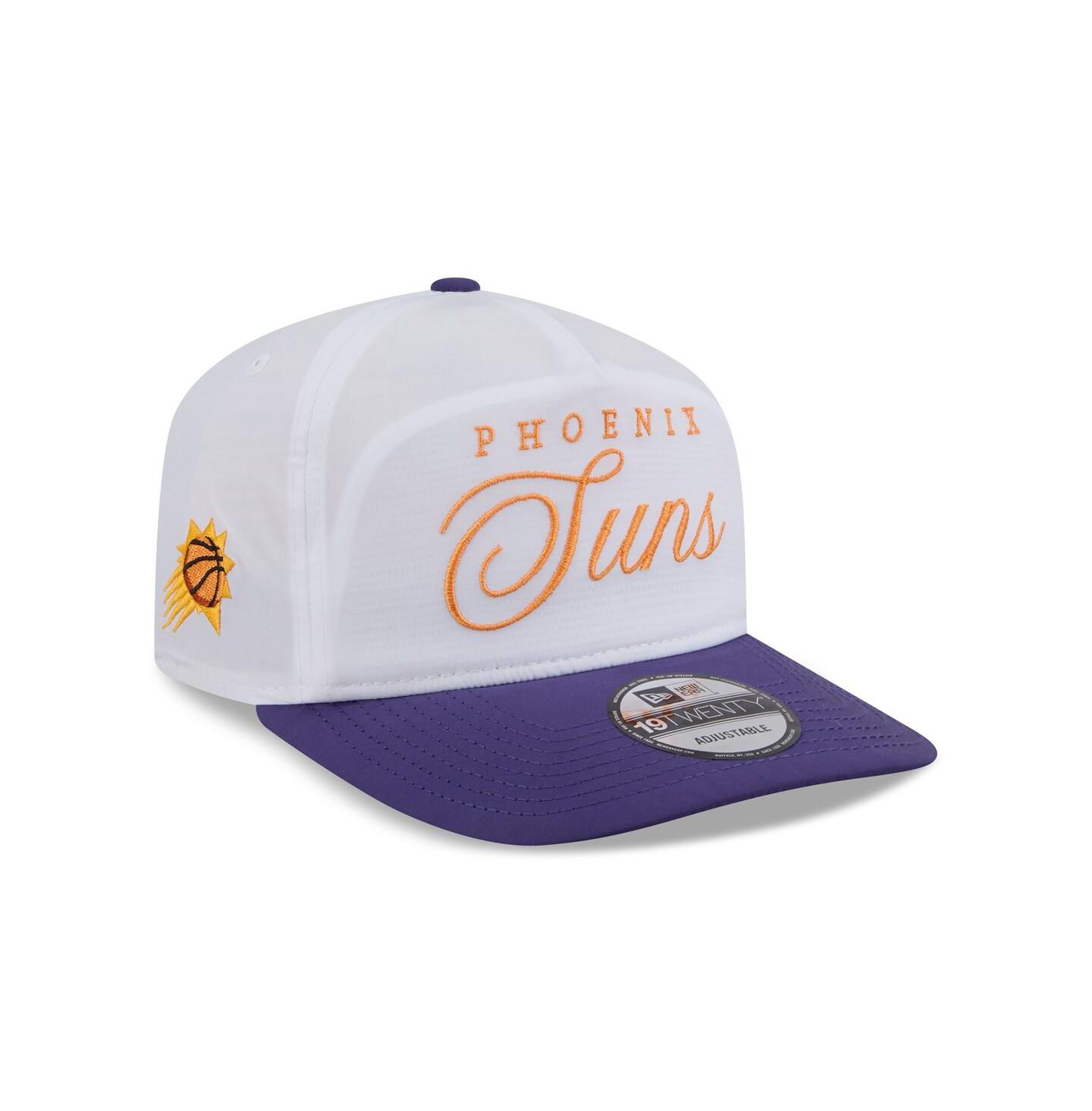Мужская кепка New Era White/Purple Phoenix Suns 2025 NBA Draft On-Stage Nylon 19TWENTY Adjustable Hat — фото 1