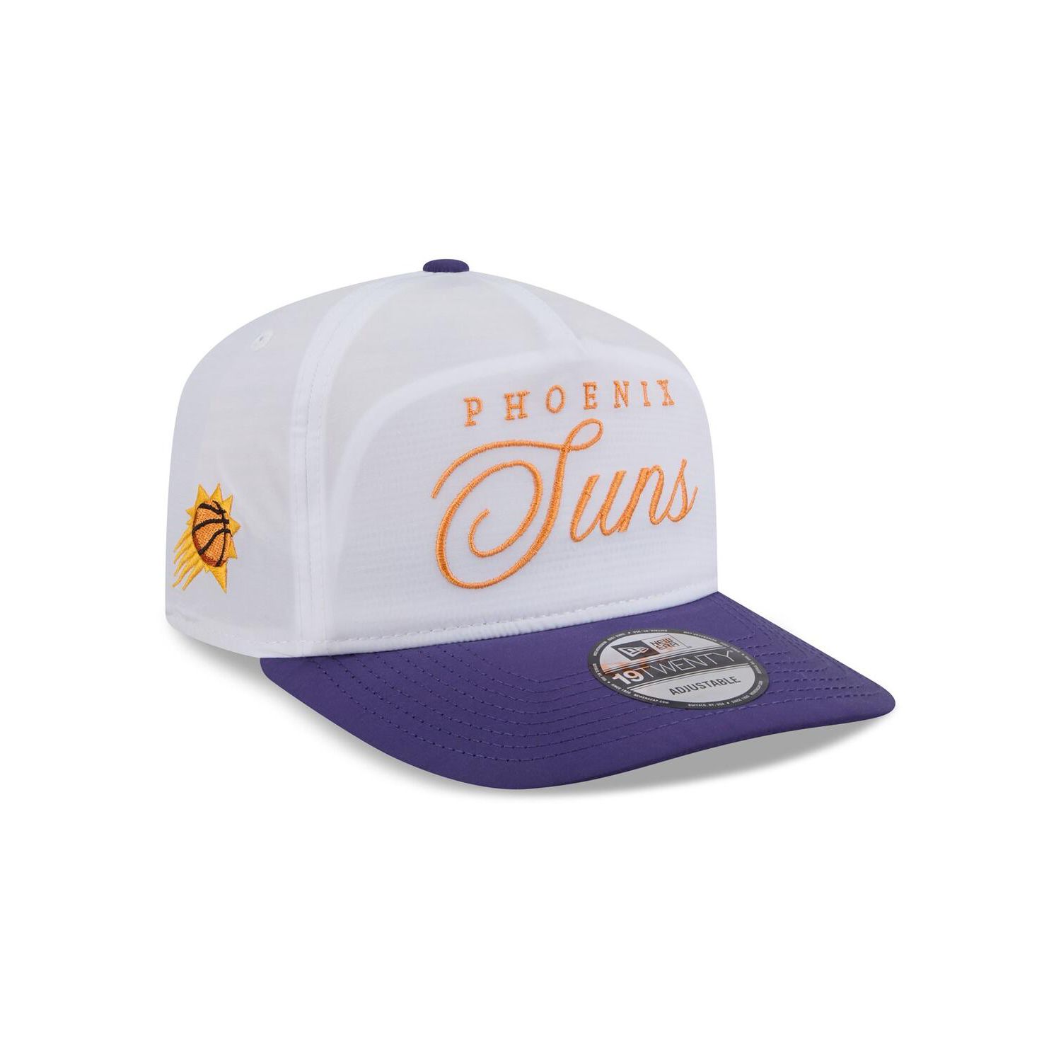 Men's White/Purple Phoenix Suns 2025 NBA Draft On-Stage Nylon 19TWENTY Adjustable Hat