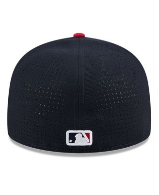 Men's Navy/Red Houston Astros 2025 MLB All-Star Game Workout Side Patch 59FIFTY Fitted Hat