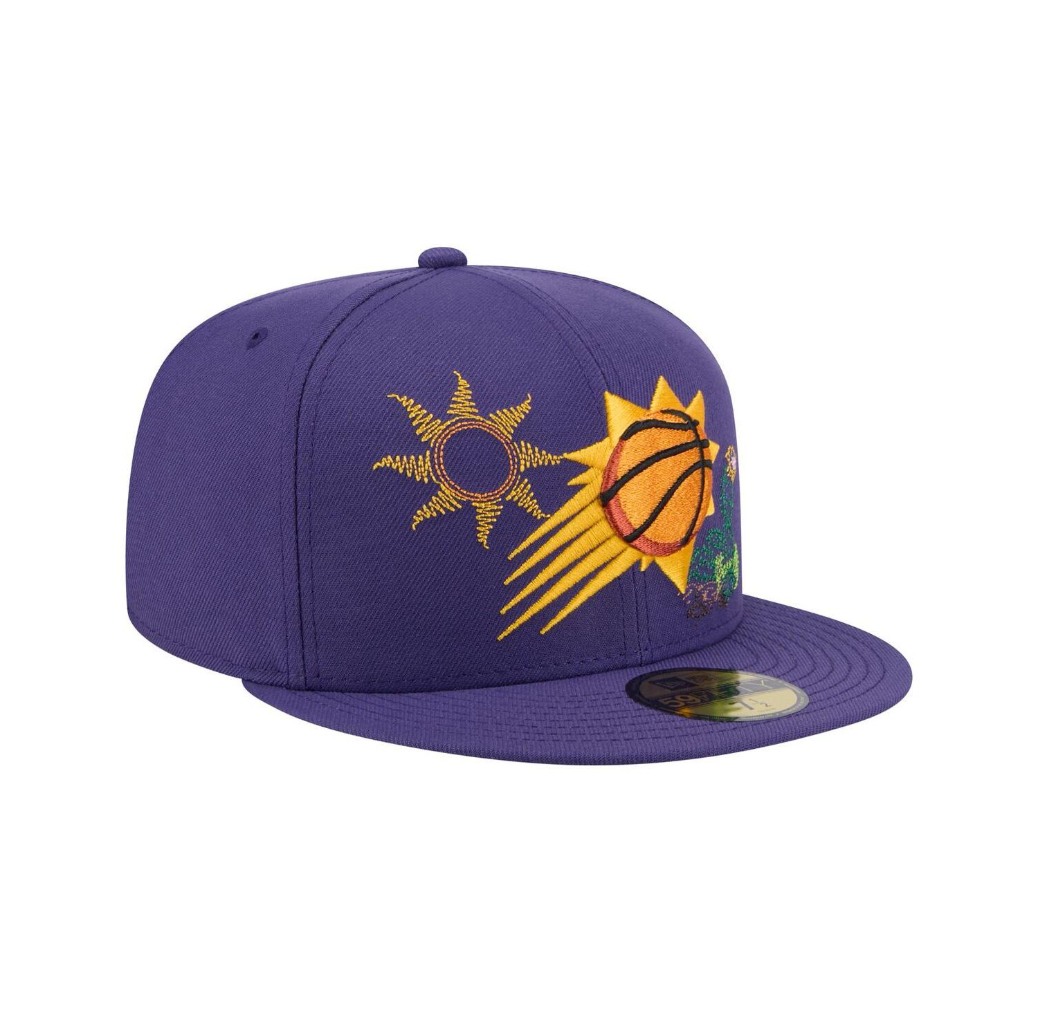 Men's Purple Phoenix Suns State Stitch 59FIFTY Fitted Hat