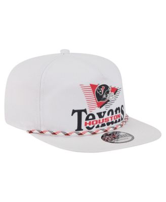 Men's White Houston Texans Collide Golfer Snapback Hat