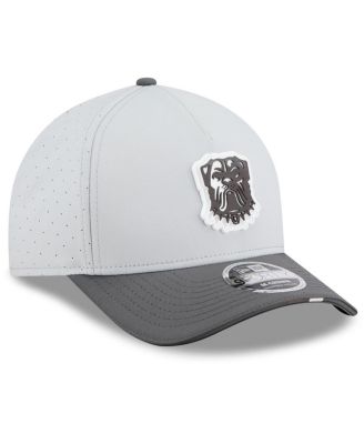 Men's Gray/Graphite Cleveland Browns 2025 NFL Training Camp A-Frame 9FORTY Adjustable Hat