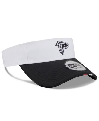 Men's White/Black Atlanta Falcons 2025 NFL Training Camp Adjustable Visor Hat