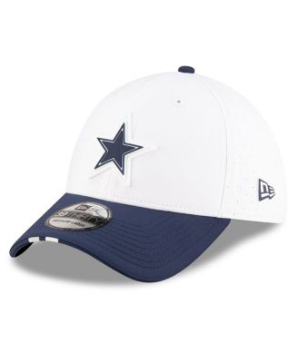 New Era - Men's White/Navy Dallas Cowboys 2025 NFL Training Camp 39THIRTY Flex Hat