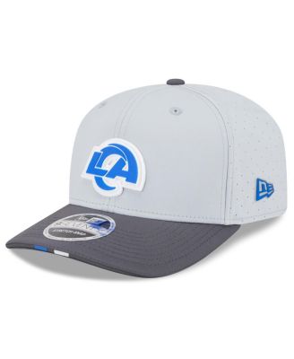 New Era - Men's Gray/Graphite Los Angeles Rams 2025 NFL Training Camp 9SEVENTY Adjustable Hat