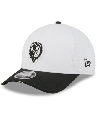 New Era - Big Boys and Girls White/Black Baltimore Ravens 2025 NFL Training Camp A-Frame 9FORTY Adjustable Hat