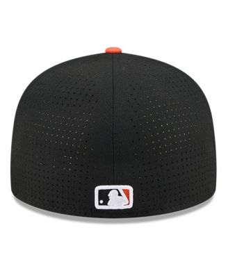 Men's Black/Orange San Francisco Giants 2025 MLB All-Star Game Side Patch 59FIFTY Fitted Hat