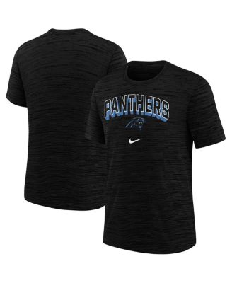 Nike - Big Boys and Girls Black Carolina Panthers Sideline Velocity Performance T-Shirt