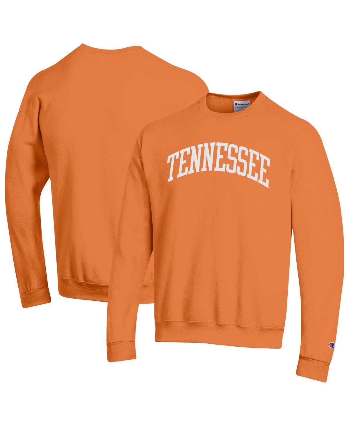 Men's Tennessee Orange Tennessee Volunteers Basic Arch Fleece Pullover Sweatshirt - Tennessee Orange
