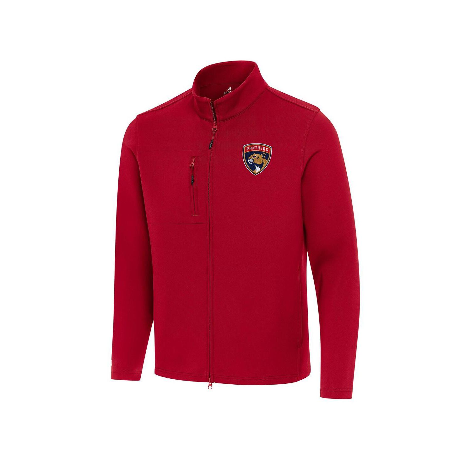 Men's Red Florida Panthers Objection Double-Peached Full-Zip Jacket
