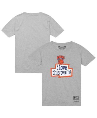 Mitchell & Ness - Men's Heather Gray New York Knicks I Love This Team T-Shirt