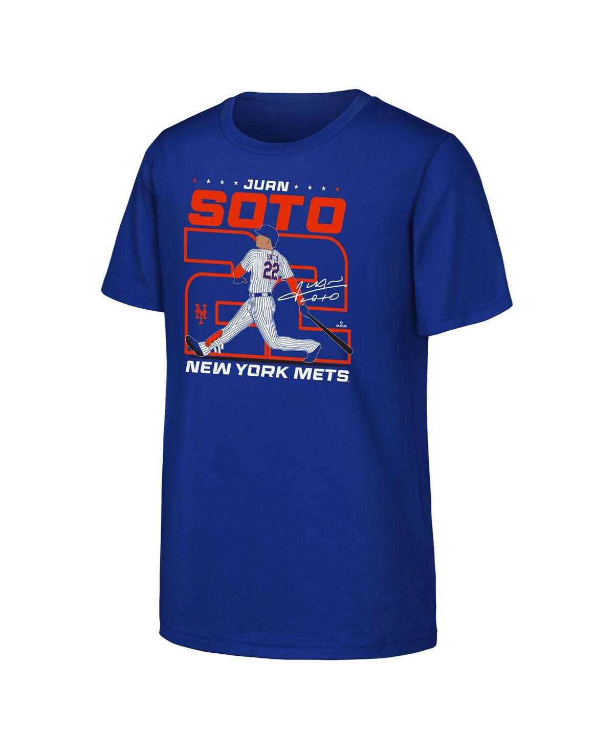 Men's Juan Soto Royal New York Mets Big City Player T-Shirt - Royal