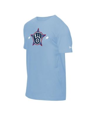 Men's Light Blue Milwaukee Brewers 2025 MLB All-Star Game Workout T-Shirt