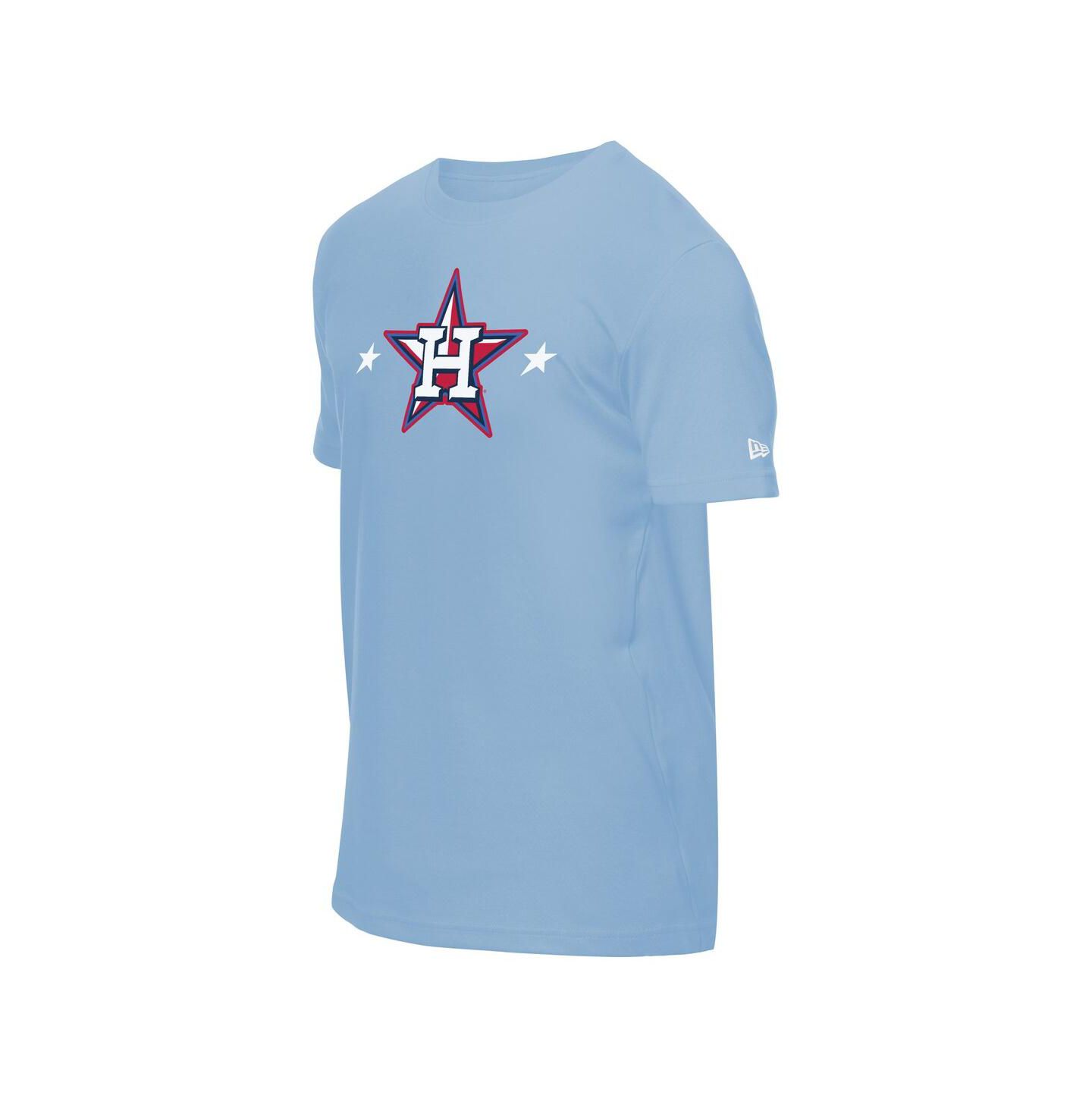 Мужская футболка New Era Light Blue Houston Astros 2025 MLB All-Star Game Workout — фото 2
