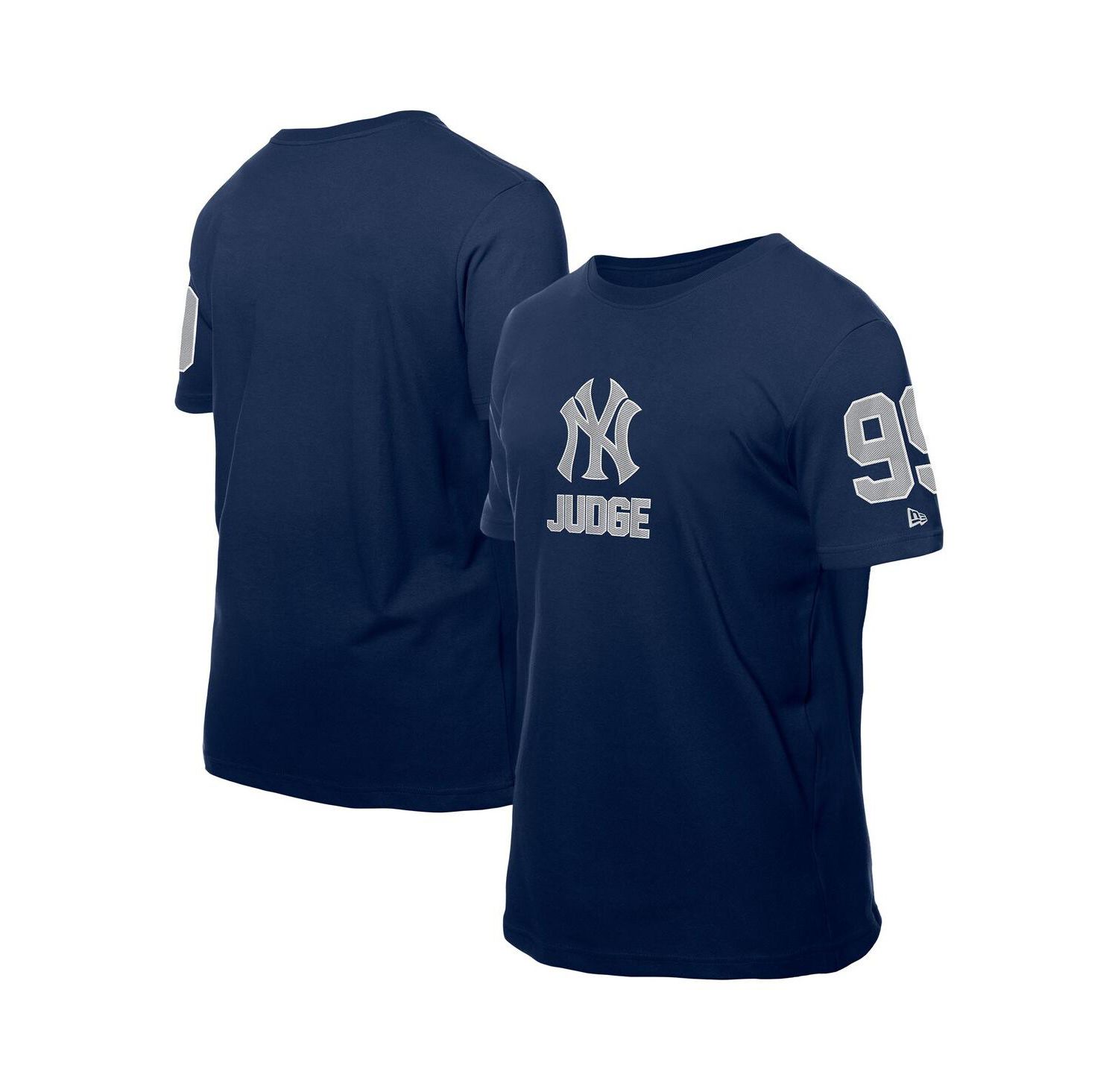 Men's Aaron Judge Navy New York Yankees Design Lab Name & Number T-Shirt