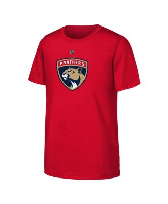 Big Boys and Girls Brad Marchand Red Florida Panthers Player Name Number T-Shirt