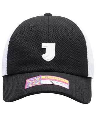 Men's and Women's Black Juventus Ace Classic Adjustable Hat
