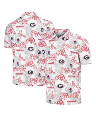 Reyn Spooner - Men's White Georgia Bulldogs Performance Polo Shirt