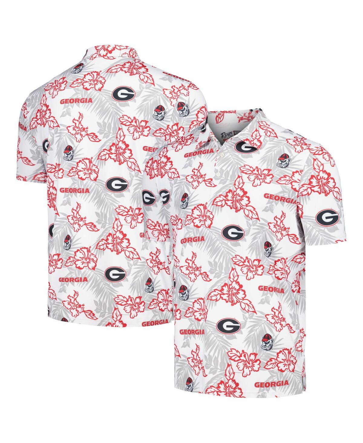 Men's White Georgia Bulldogs Performance Polo Shirt - White
