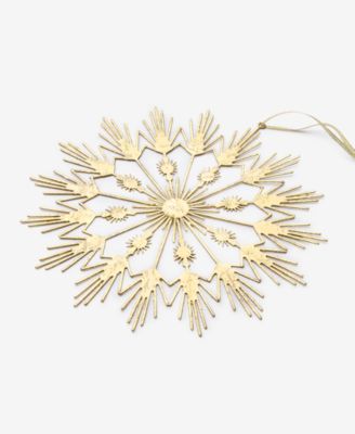 Enchanted Forest Gold Starburst Ornament, Macy's Exclusive