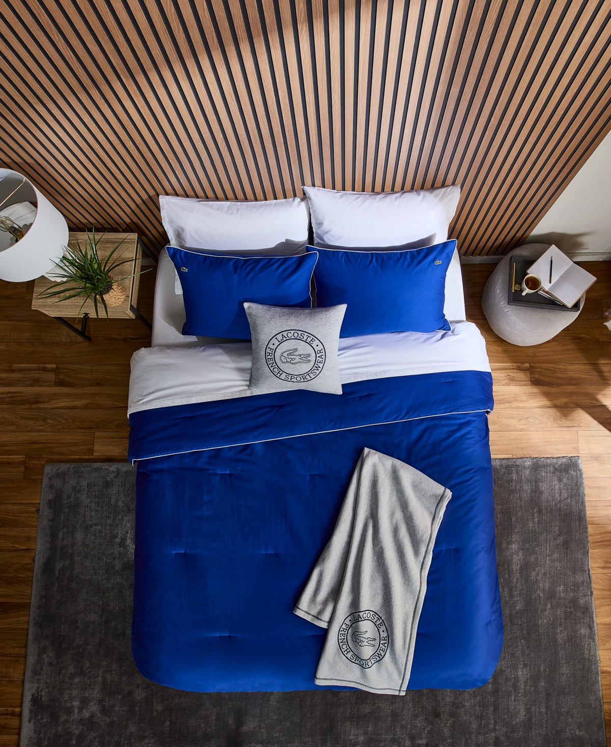 Lacoste Tiebreak Solid 3-Pc. Comforter Set