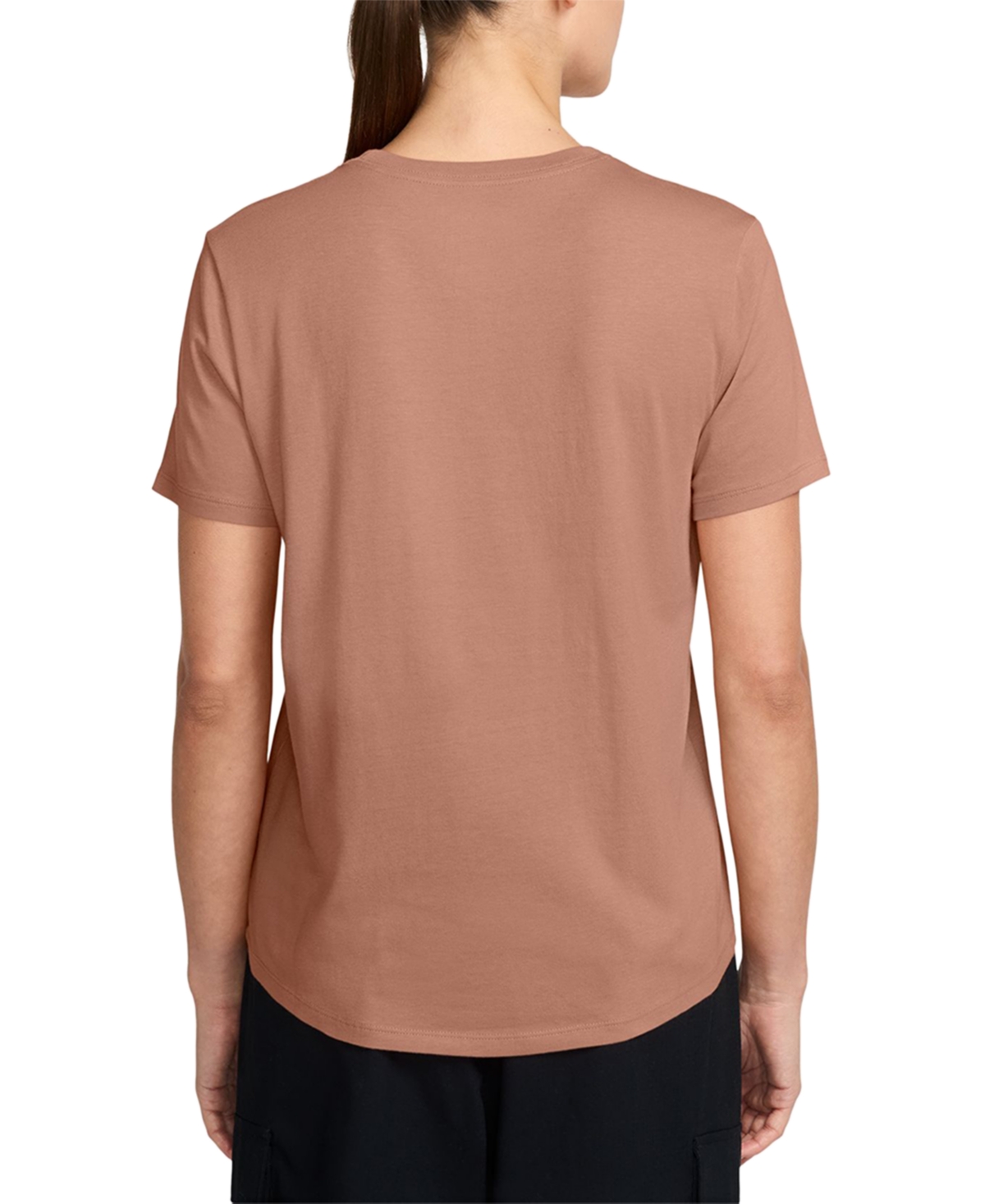 Nike Sportswear Women's Cotton Short-sleeve Graphic T-shirt In Brown