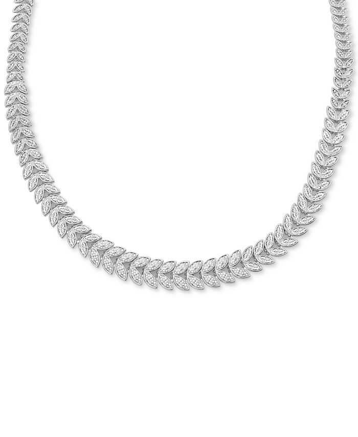 Victoria Townsend Diamond Leaf Necklace 1 ct. t.w. in 18k Yellow