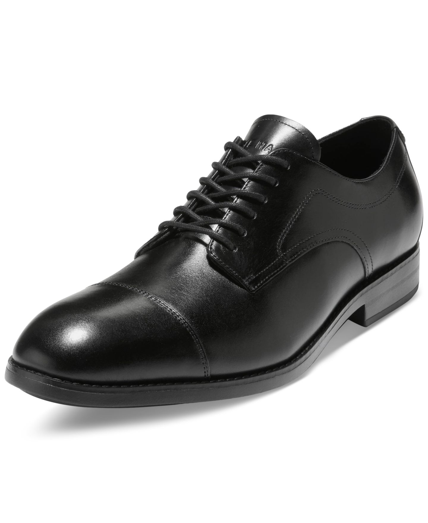Мужские туфли-оксфорды Cole Haan Harmon Grand с носком кап-тоу, цвет: Чёрный — фото 7