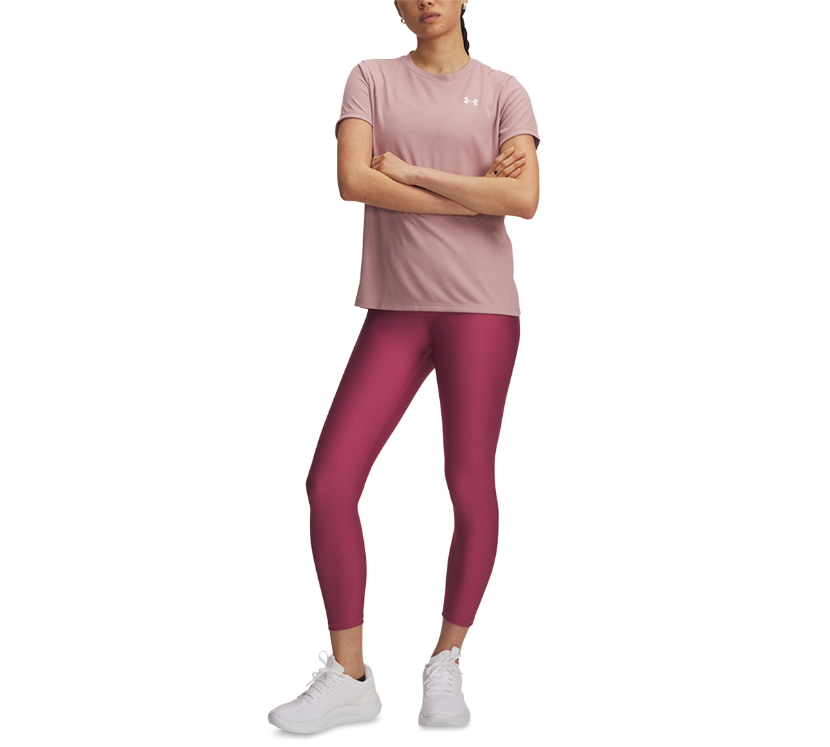 Under Armour Women's Tech High-rise Ankle Length Leggings In Purple