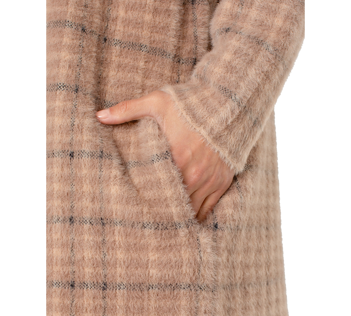 Liverpool Los Angeles Coatigan Open Front Cardigan Sweater In Neutral