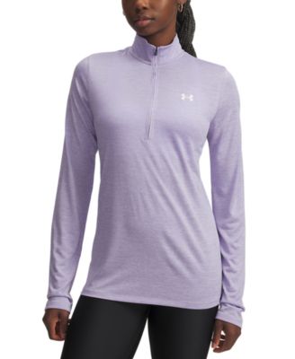 Women's Twist Tech Quarter-Zip Logo Top