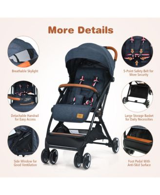 Toddler Lightweight Stroller Aluminium Frame