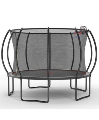 12FT trampoline Pumpkin- Black Red