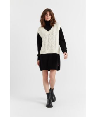 Women's Cashmere Rollneck Dress