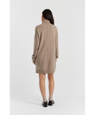 Women's Cashmere Rollneck Dress