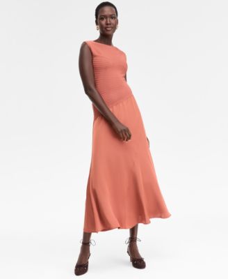 I.N.C. International Concepts - Women's Mixed-Media Sweater Dress