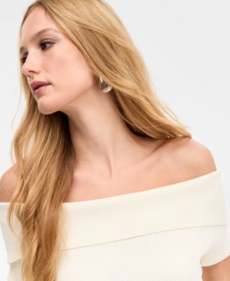 Women's Off-The-Shoulder Sweater, Macy's Exclusive