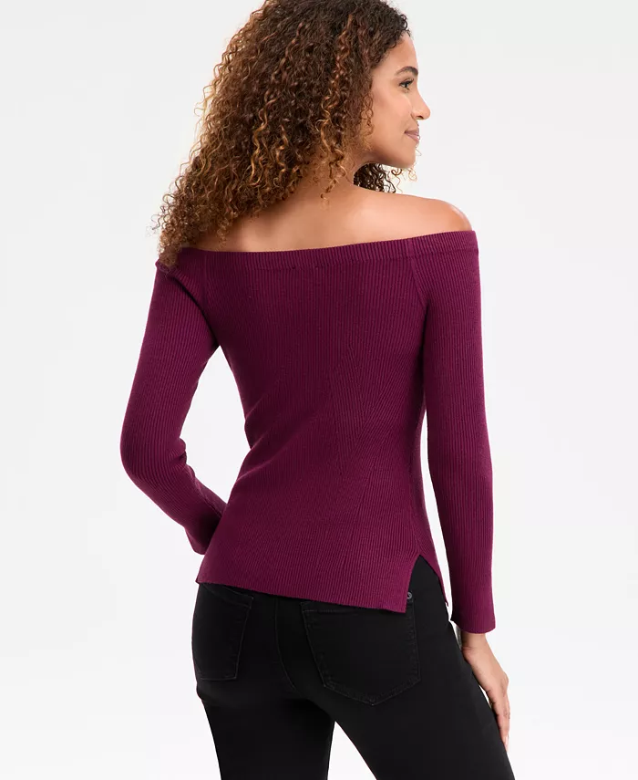 Women's Wide-Neck Sweater - thumbnail 2