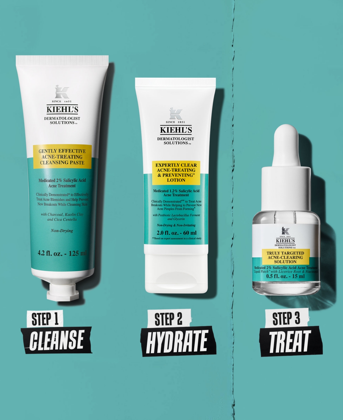 Kiehl's Since 1851 Gently Effective Acne-treating Cleansing Paste In Transparent