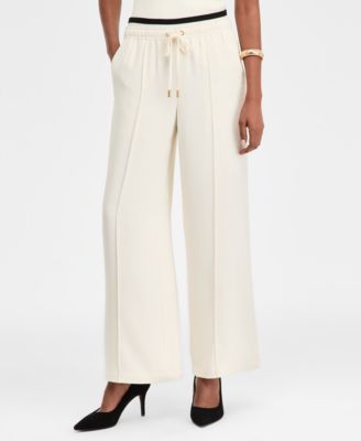 Women's High-Rise Wide-Leg Pants, Macy's Exclusive 