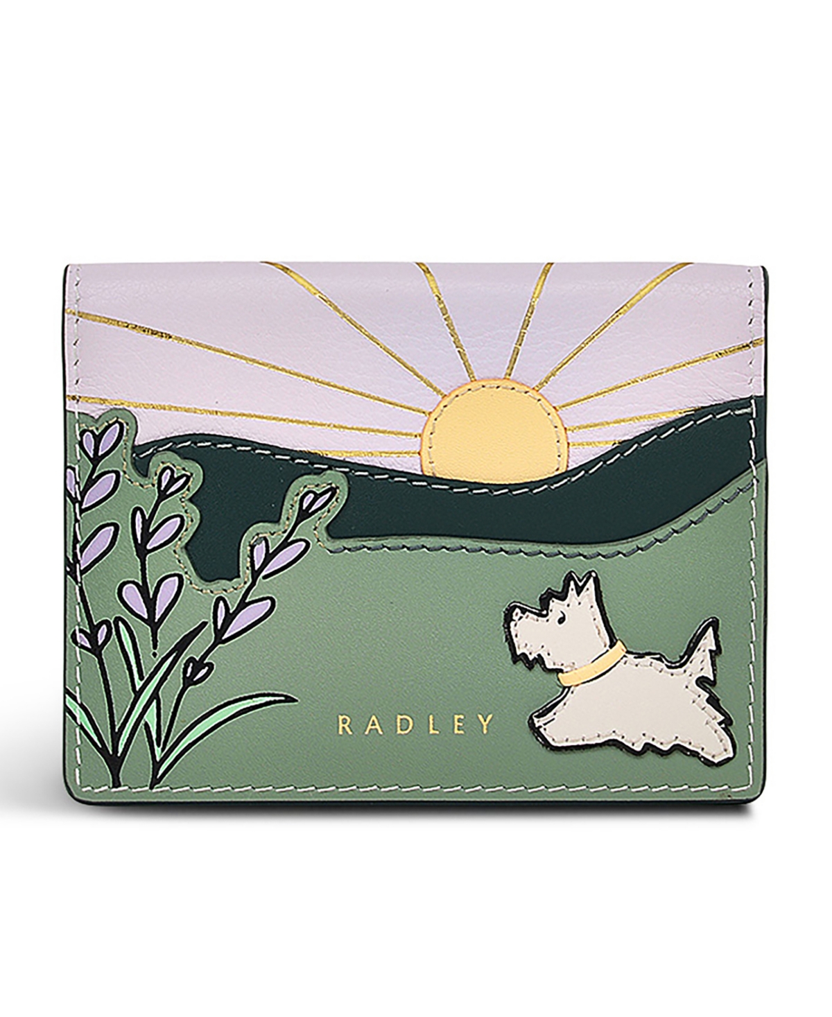 Lavender Fields Card Holder Wallet - Orchid