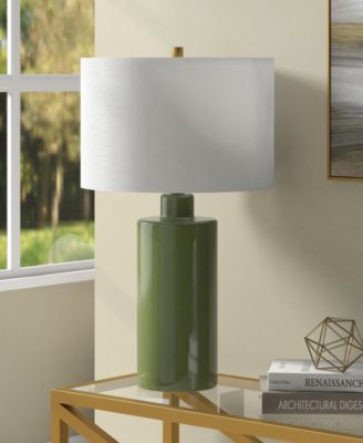 Selina 25" Ceramic Table Lamp with Fabric Shade