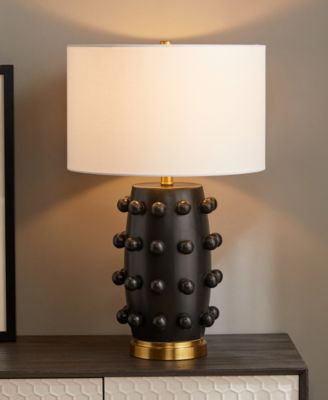 Farrington 25.5" Ceramic Table Lamp with Fabric Shade