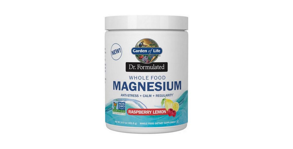 Dr. Formulated Magnesium Powder, Raspberry Lemon, 14.9 Oz