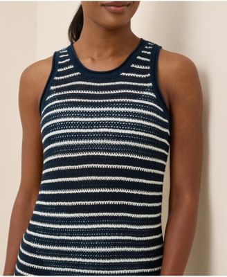 Women's Beachside Linen Crochet Cover-Up