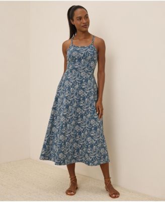 Women's Fit & Flare Midi Dress