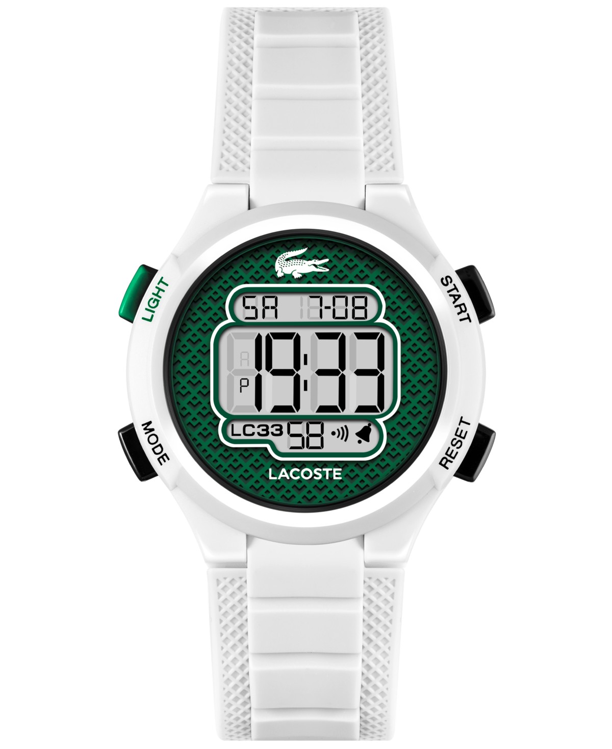 Детские часы Lacoste LC33 на белом силиконовом ремешке, 32.6 мм — фото 2